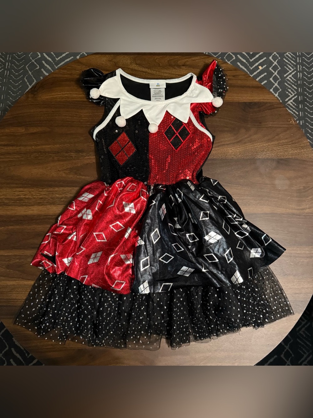 Girls Harley Quinn Halloween costume